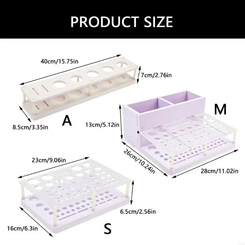 A9LA PVC Leather Craft Tool Rack for Home Workshops Tools