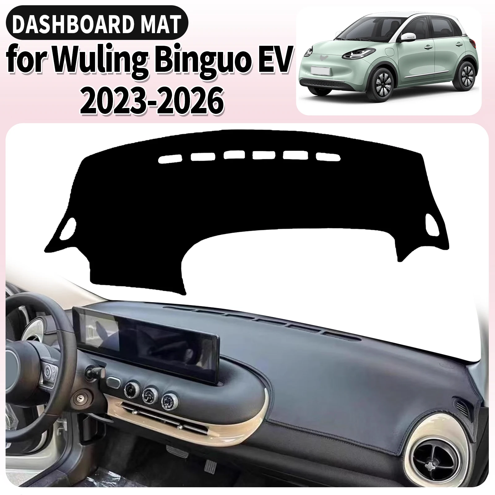 

fit for Wuling Binguo Bingo EV 2023-2026 Dashmat Dashboard Cover Pad Accessories DashMat Sunshade Protective Carpet Car Leather