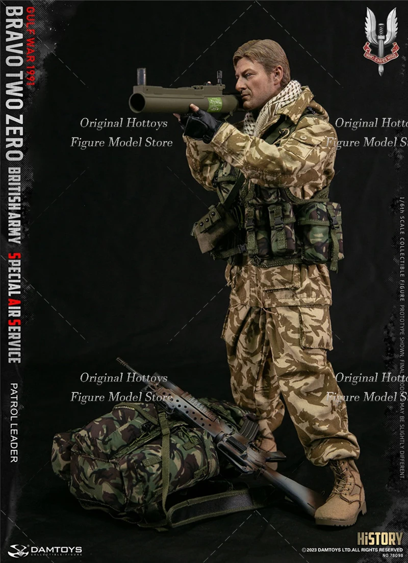 DAMTOYS 78098 1/6 Scale Men Soldier B20 British Army Special Air Service Patrol Leader Full Set 12-inches Action Figure Doll