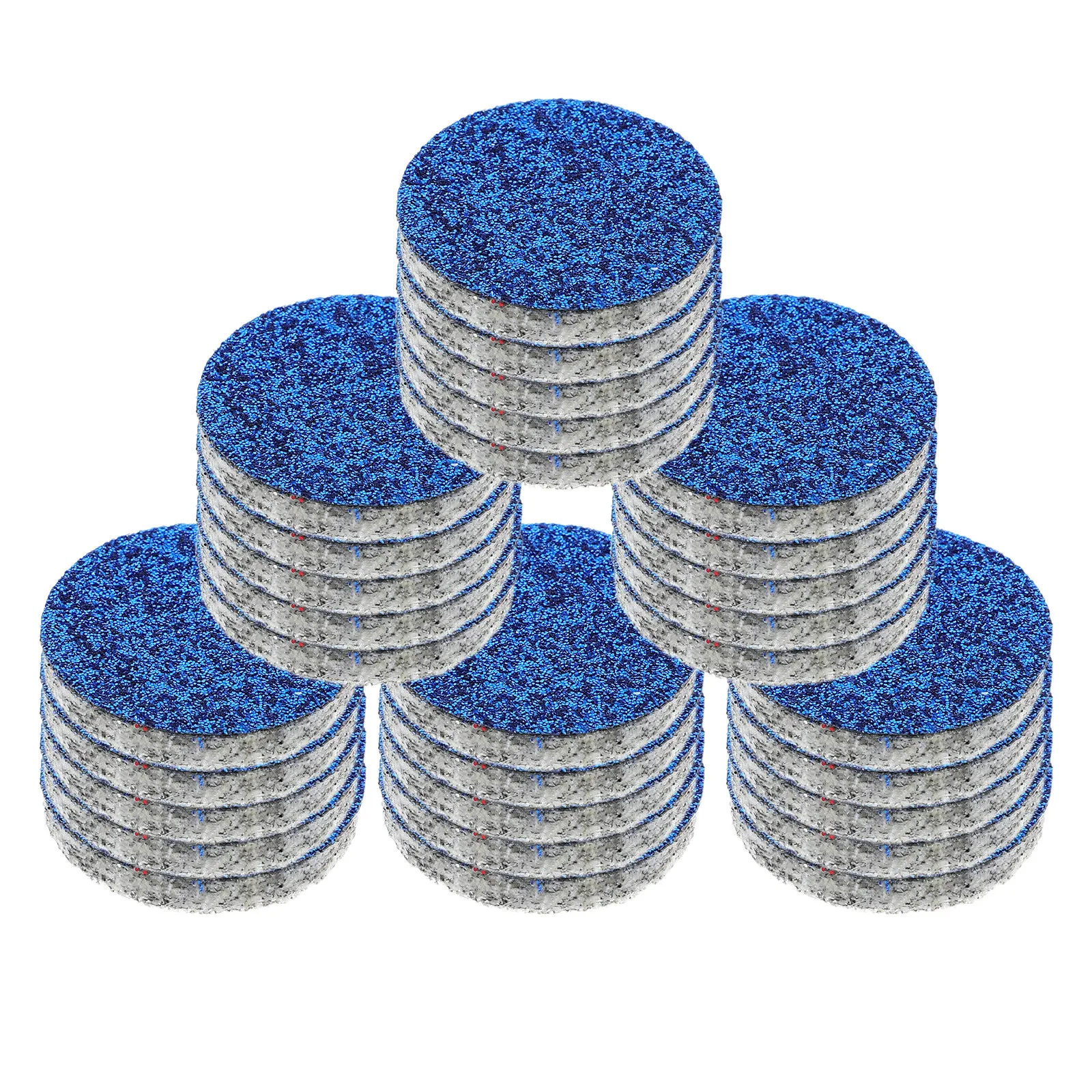 

50Pcs Fiber Cotton Aroma Cotton Pads Blue Essential Oil Diffuser Necklace Pendant Refill Car Vent Clip Aromatherapy Pads