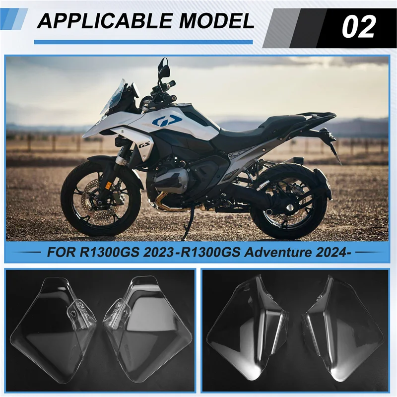 

Windscreen Wind Deflectors Side Spoiler For BMW R1300GS R 1300 GS Adventure R1300 GSA