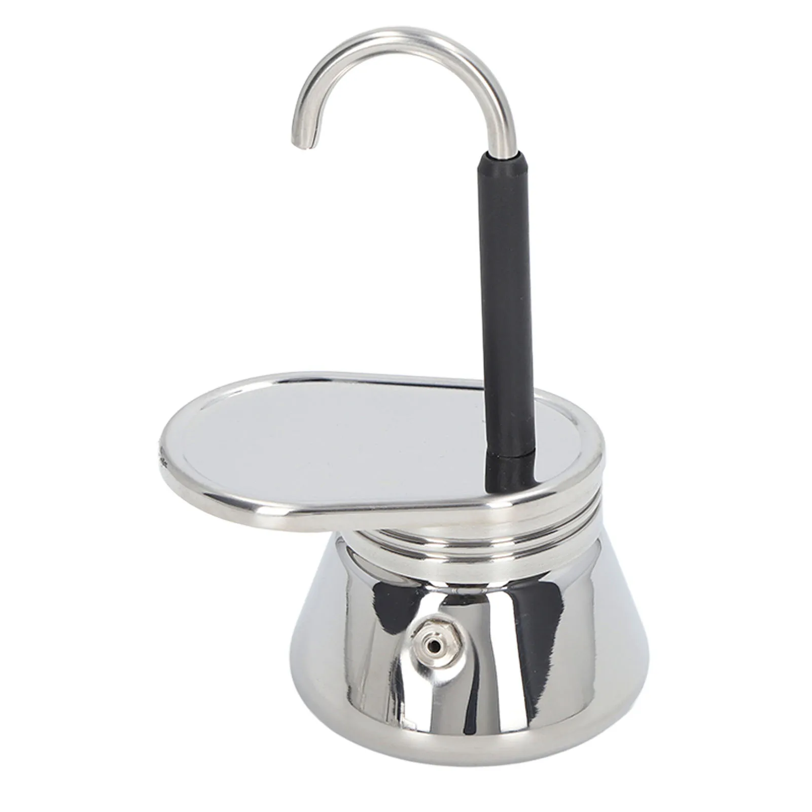 موكا وعاء واحد صنبور سهلة الاستخدام الفولاذ المقاوم للصدأ القهوة ملحق الايطالية صانع القهوة قابلة لإعادة الاستخدام يسهل حملها للتخييم