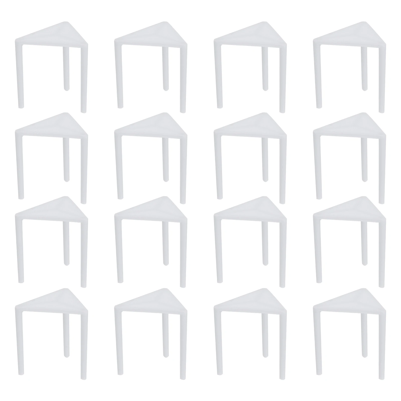 

Large White Plastic Tripod Stand for Restaurant Pizza Box Anti-stick Fixing Frame Disposable Storage Tool Home Use Sturdy