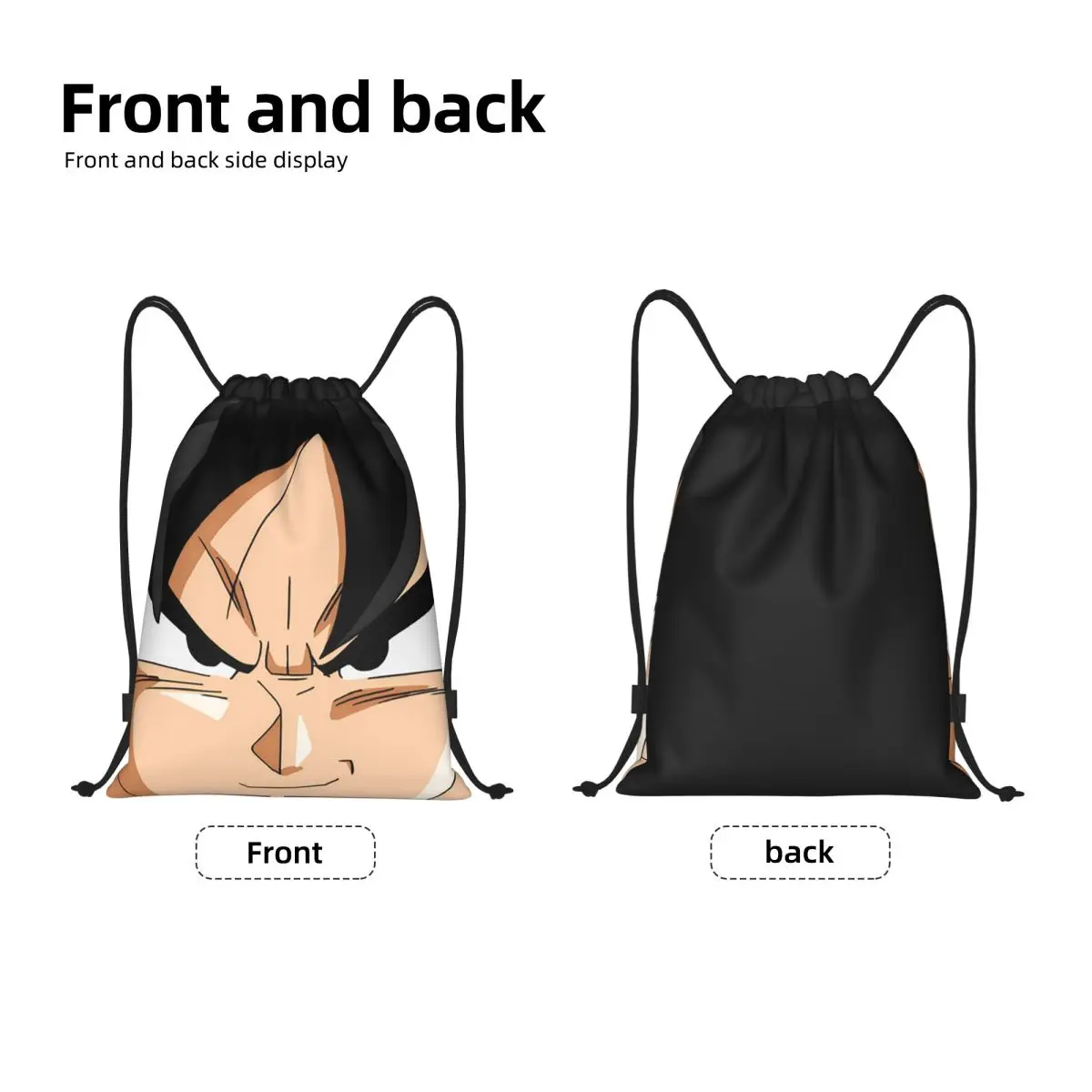 Auge japanische Anime Kordel zug Rucksack Fitness studio Sport Sackpack String Taschen für die Reise