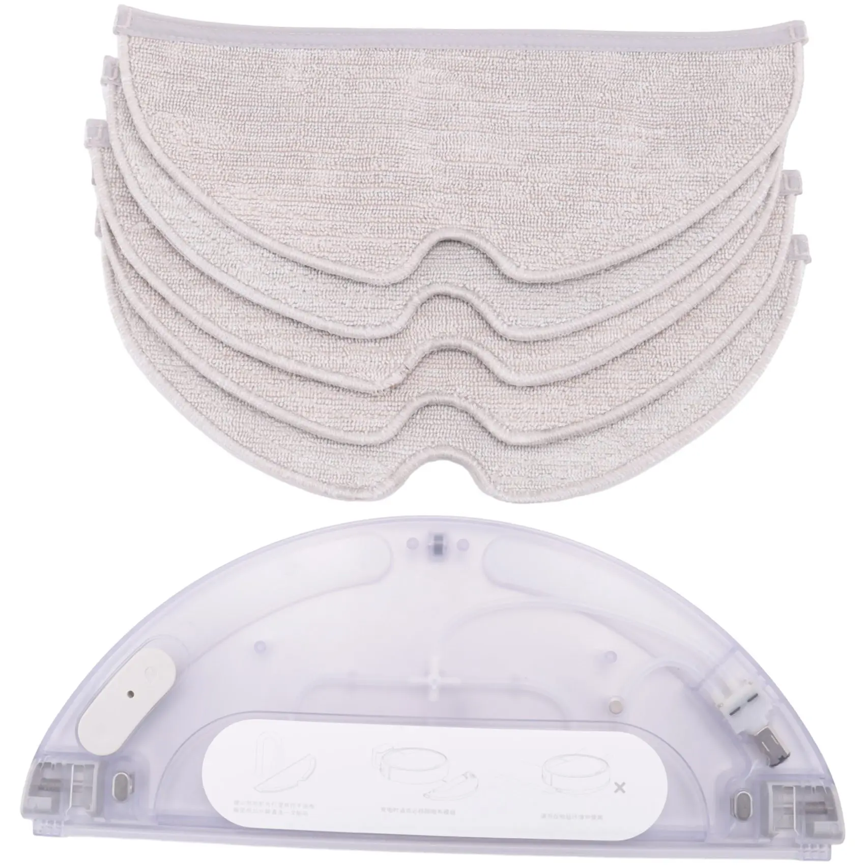 

A51U For Xiaomi 2C STYTJ03ZHM Dreame D9 D9 Pro L10 L10 Pro Vacuum Cleaner Water Tank + Mop Cloth Replacement Accessories