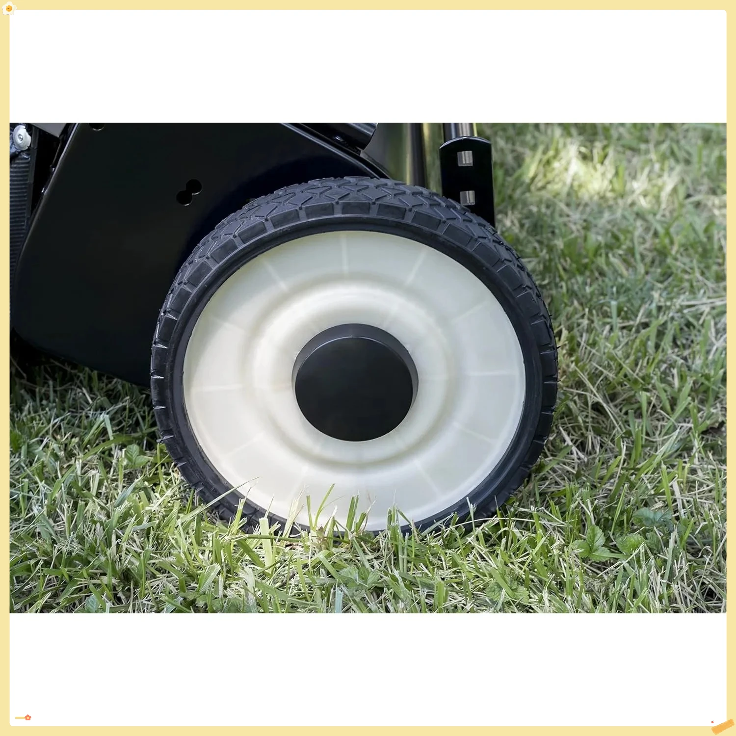 30インチの手押し式芝生掃除機、12立方フィート ホッパーバッグ容量; 葉っぱ・草キャッチャー、ブラシの高さ調整可能