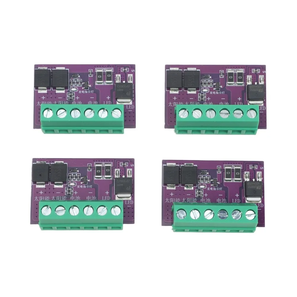 1/4pcs Fully Automatic Solar Control Panel Solar Street Light Controller Board Circuit Board Repair Solar Energy