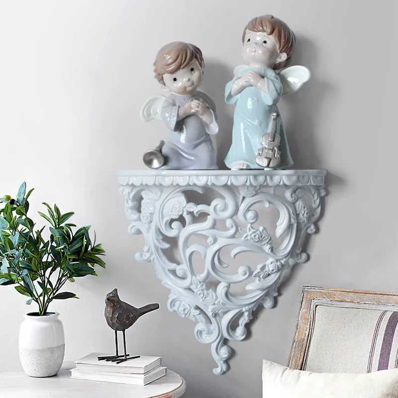 European-style wall decoration wall hanging creative home wall ornaments decorative items hollow display stand resin handicrafts