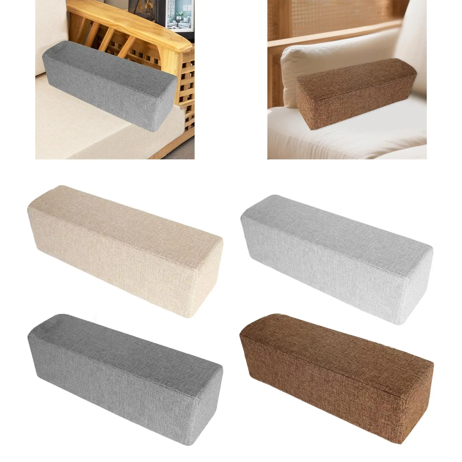 Couch Arm Rest Pillow Elbow Support Pillow Practical Rectangular Wear Resistant Cushion for Room Home Armchair