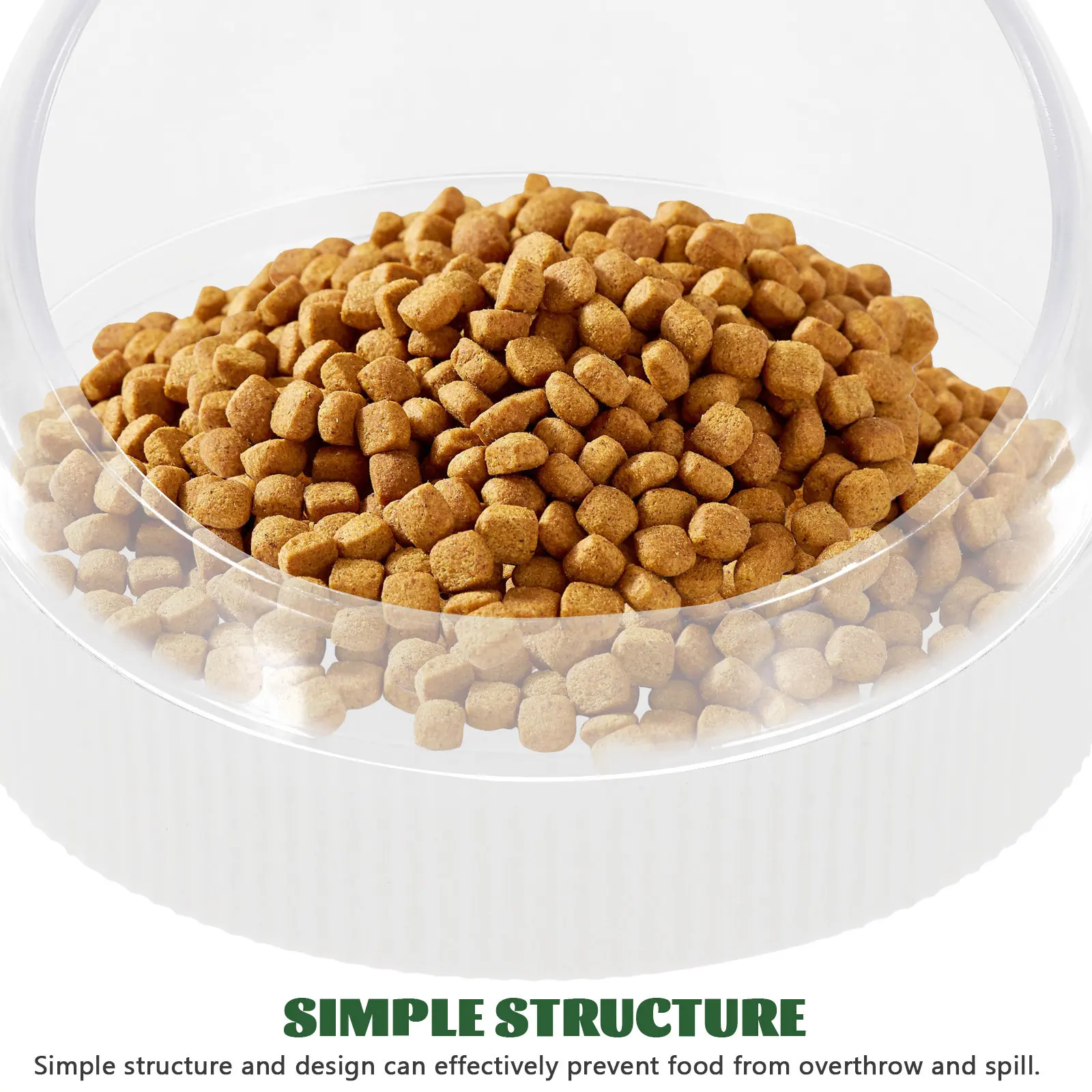 Acrylic Hamster Food Bowl Small Animal Feeding Dish Easy Wash Safe Material Rabbit Chinchilla Cage Pet Accessory Water Bowl view 2