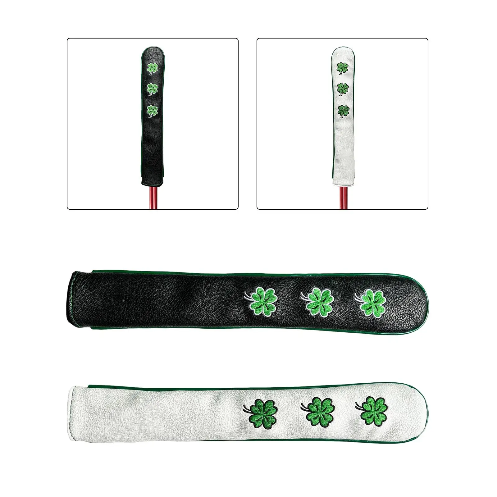 

Чехол-держатель для гольф-клюшки из искусственной кожи, защитный чехол для головки клюшки, тренировочный инструмент, аксессуары для защиты головки клюшки