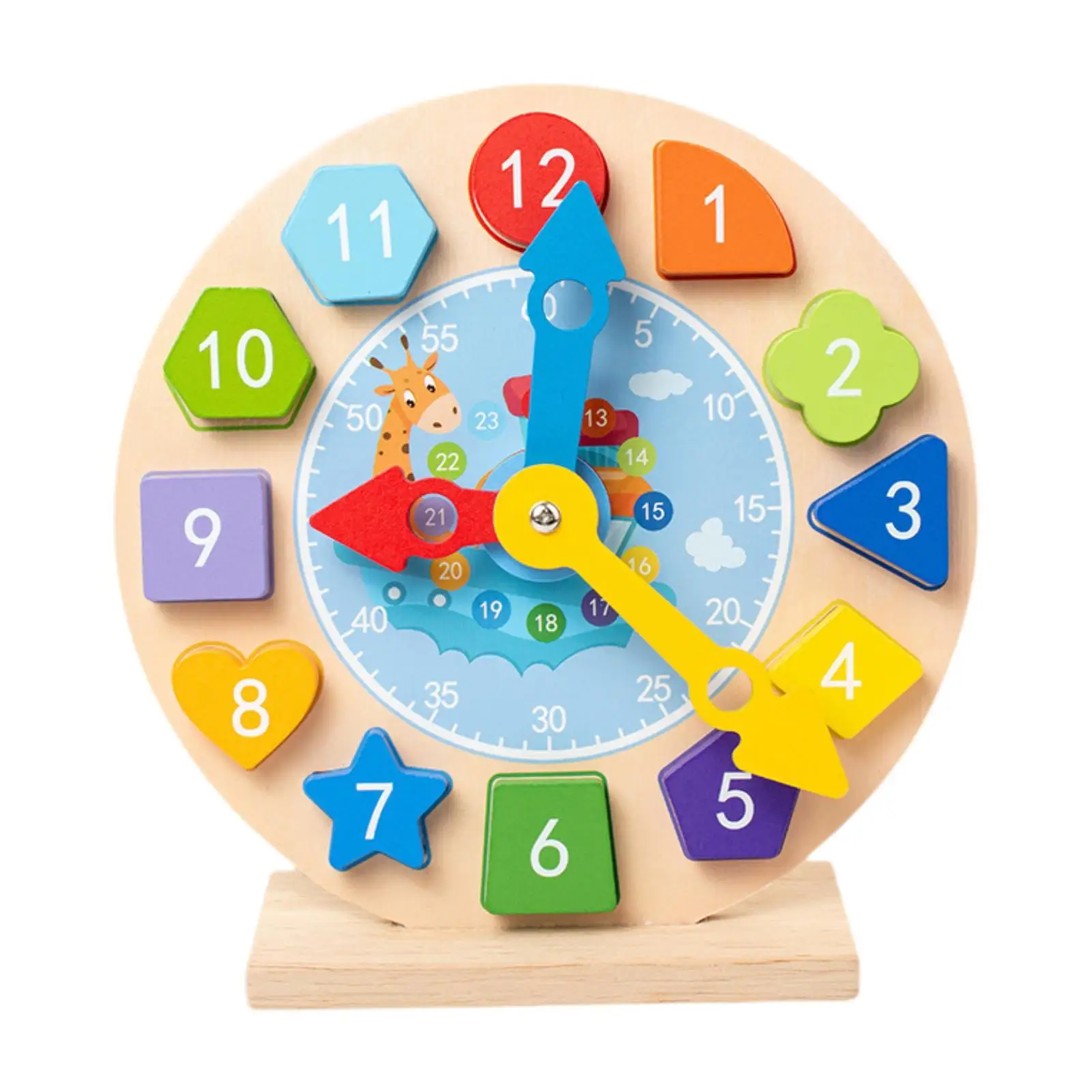 Digital Clocks Number Learning Toy Animal for Activity Birthday Gift Child