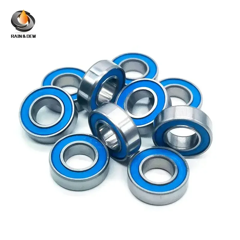 MR117-2RS Bearing ABEC-7 10PCS 7x11x3 mm Miniature MR117RS Ball Bearings Blue Sealed Bearing MR117 2RS