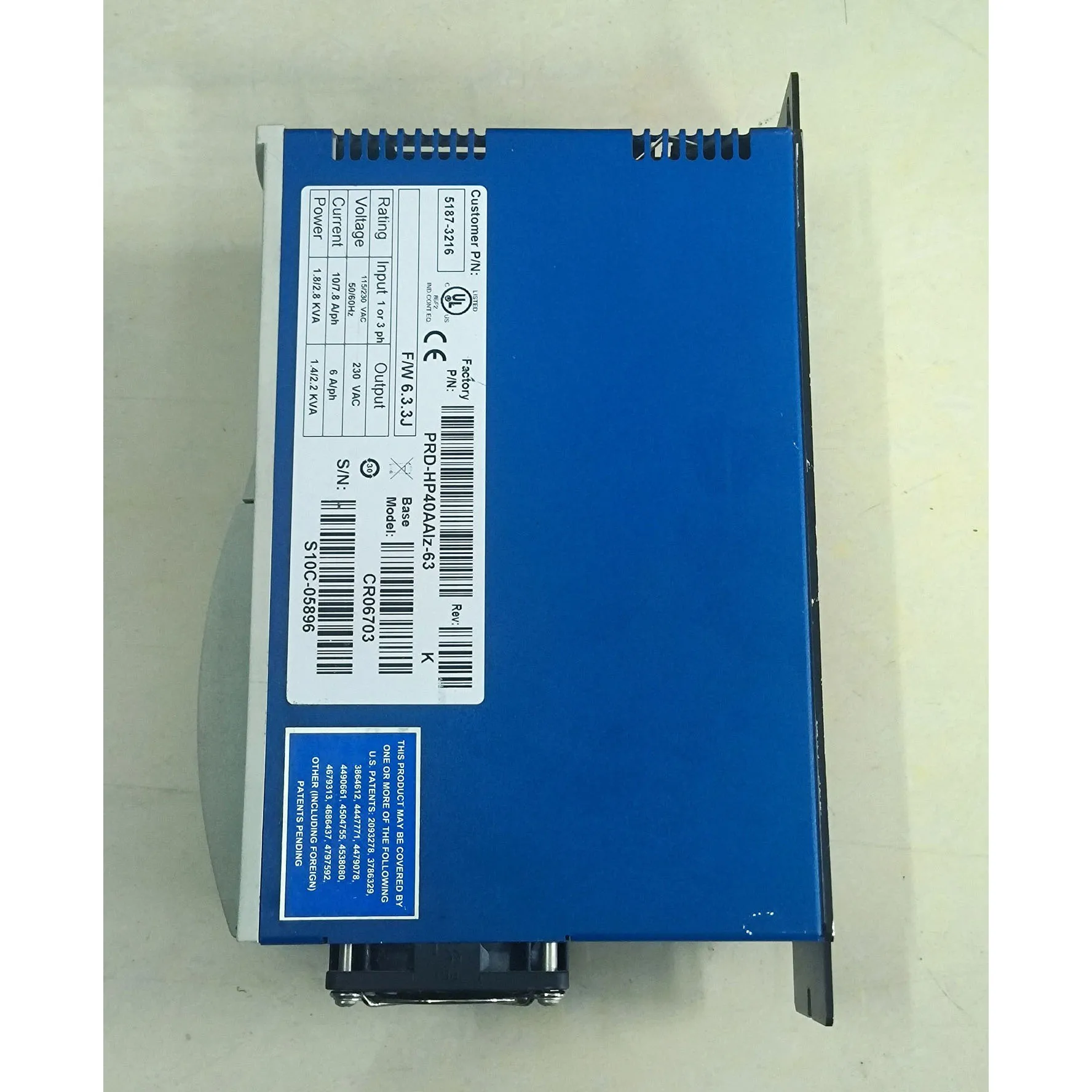 CR06703 PRD-HP40AAIz-63 محرك سيرفو