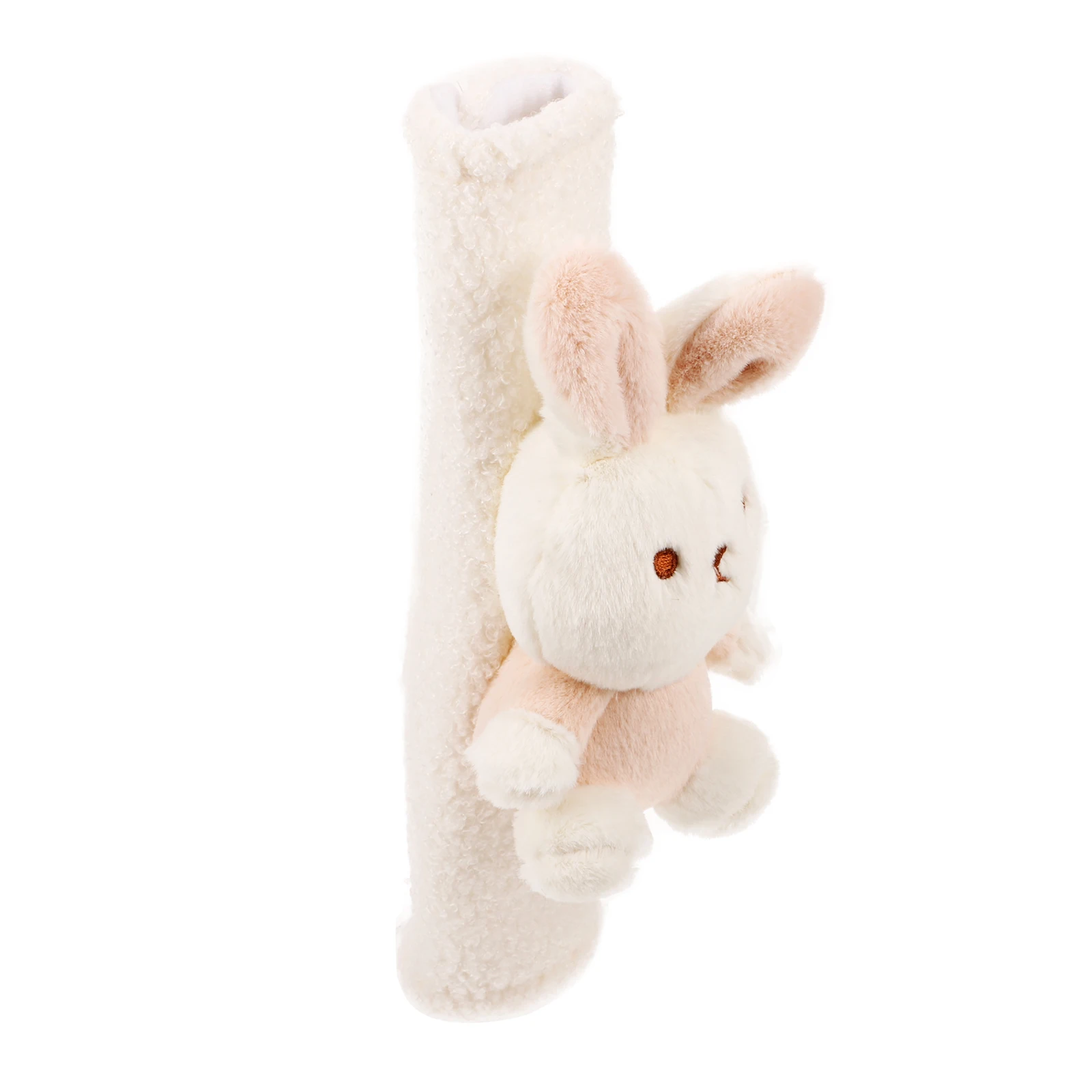 

Soft Car Cushion Shoulder Pad Cover Cute Bunny Design Slip-Proof For Women Auto Accessories Protector Strap
