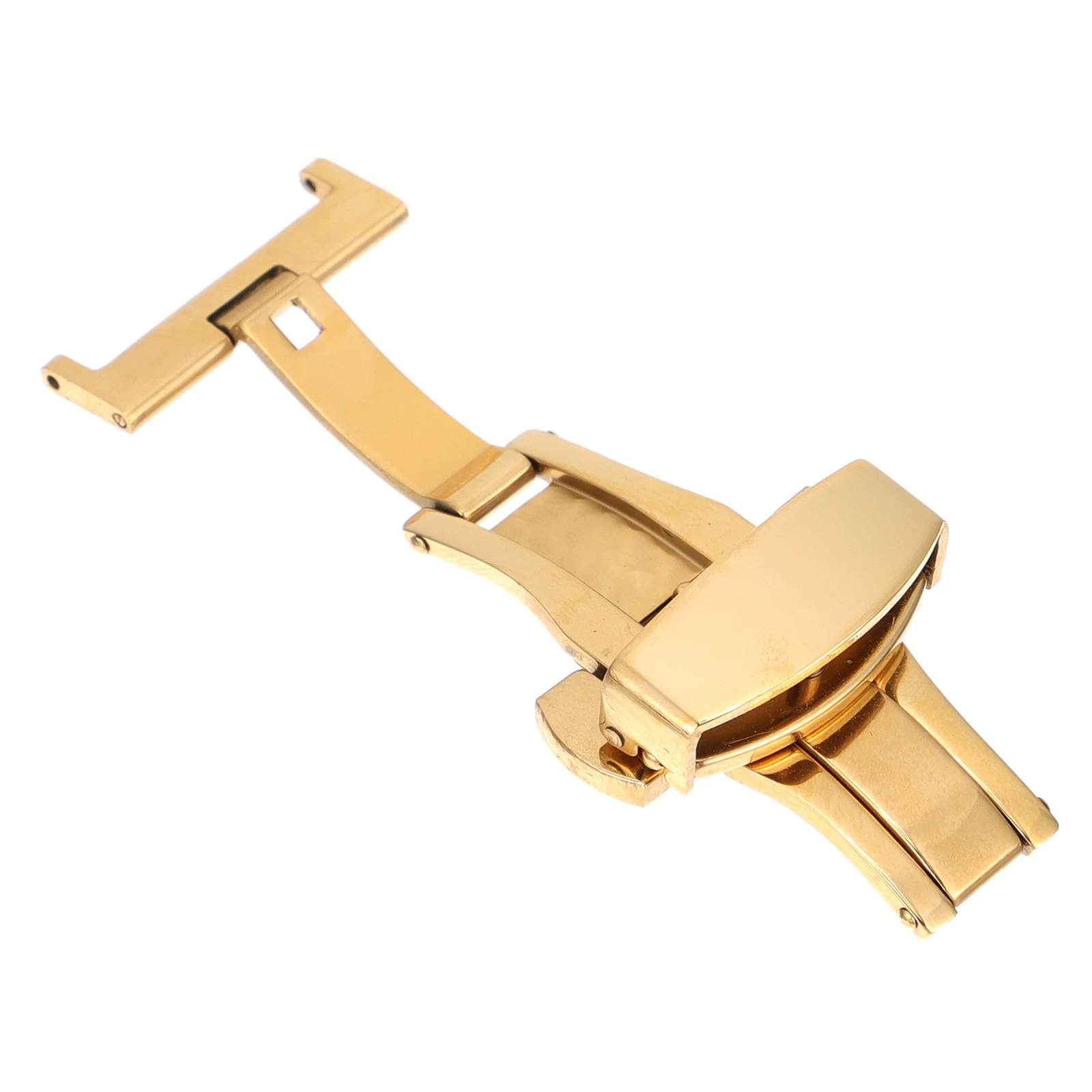 

Stainless Steel Butterfly Buckles for Watch Straps Decorative Golden Watchb Clasp Durable Watch Accessories Creative