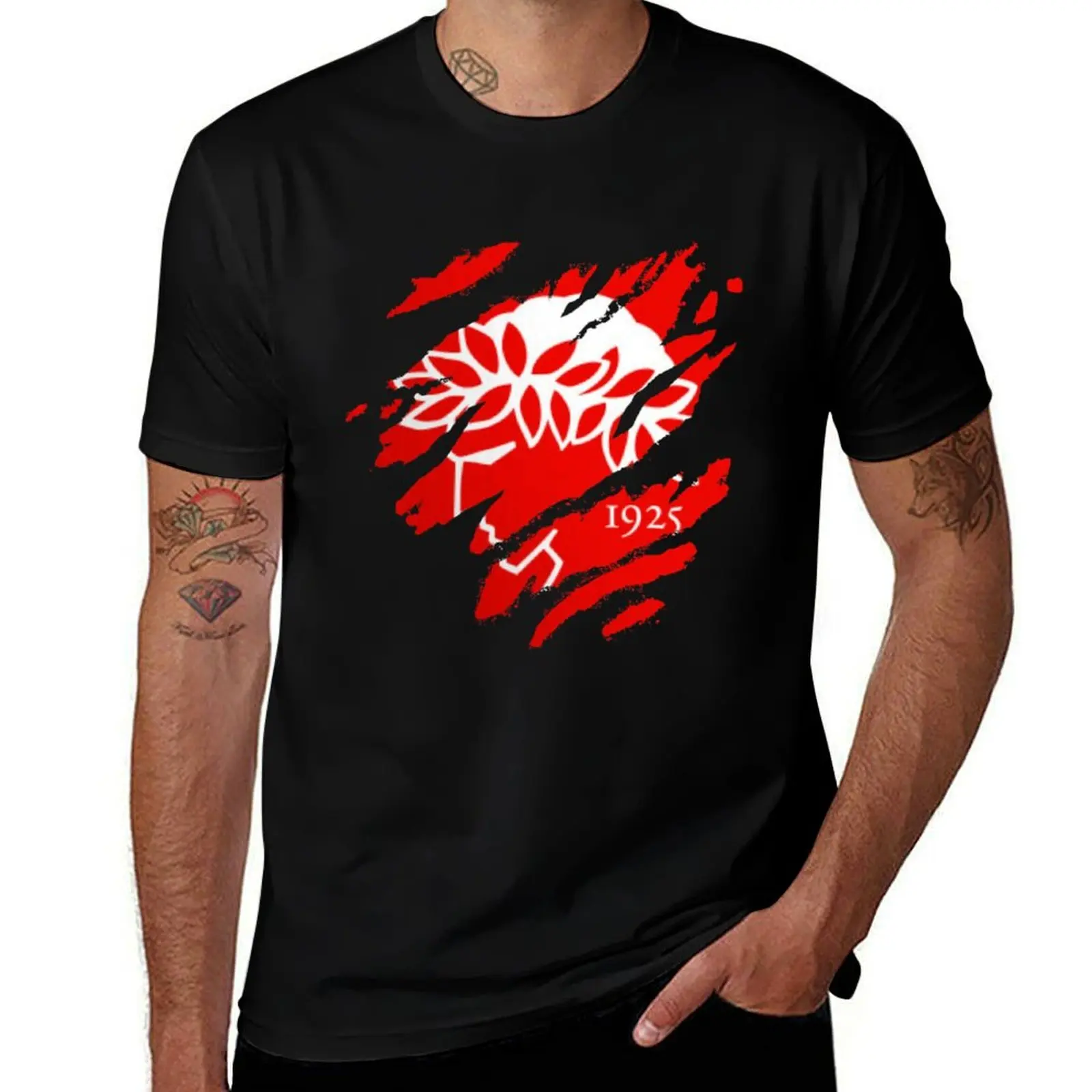 Olympiakos Piraeus Greece Fans Gate 7 T-Shirt Summer Print Short Sleeve Tee T-Shirt