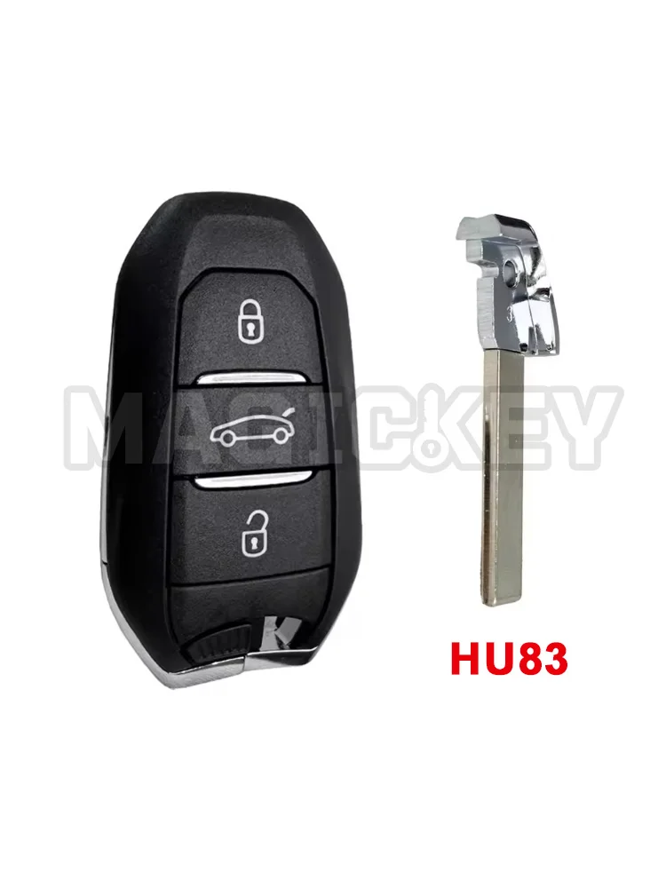 Originele sleutel voor PEUGEOT 208 308 3008 5008 CITROEN C4 C3 Spacetourer 314.85 433MHZ 4A Chip Koplamp Smart Car OEM Sleutel IM3A - afbeelding 2