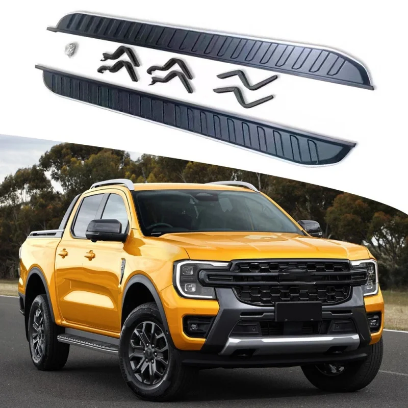 

Набор из 2 предметов, боковая ступенька, педаль, бампер, боковая тяга, подходит для Ranger 2023–2026, ABS