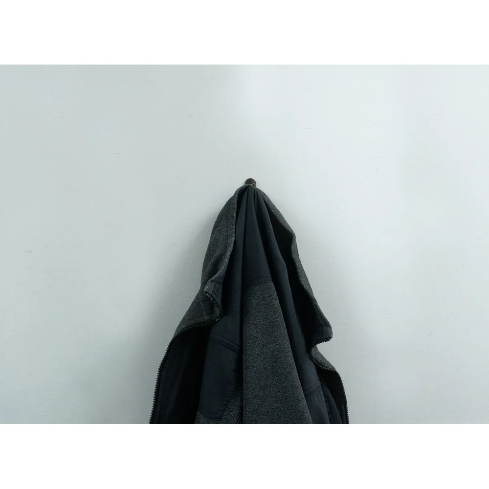 White Metal Wall Hooks 6 Pack Mounting Hardware Included 10 lb Weight Limit Classic Design Easy Installation Durable Storage