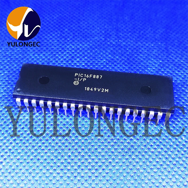 5PCS PIC16F887-I/P 8-Bit Microcontrollers Chip PDIP-40 Original