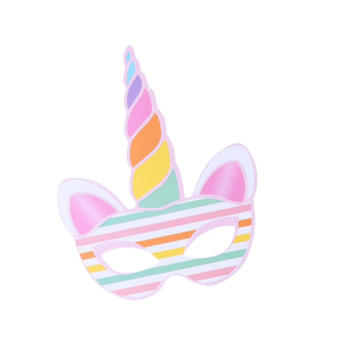 

10 Pcs Unicorn Photo Props Birthday Celebration Booth for Party Frame Photobooth
