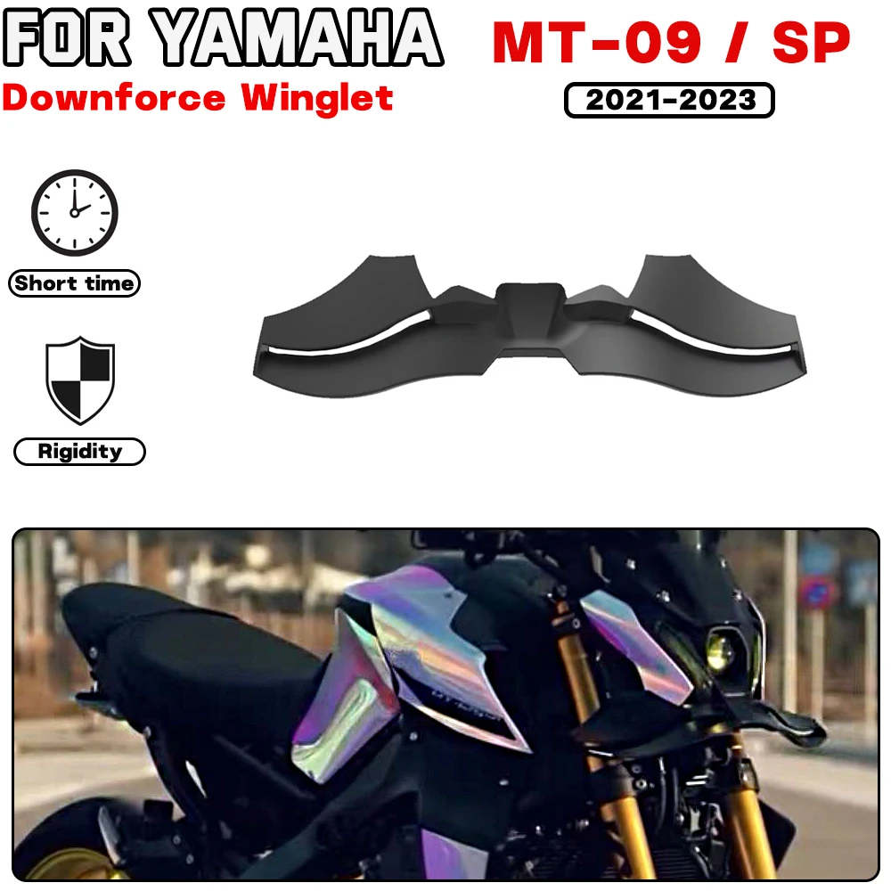 

For YAMAHA MT-09 / SP 2021-2023 Motorcycle Front Lip Spoiler Downforce Winglet Aerodynamic Wing Front Spoiler Kit