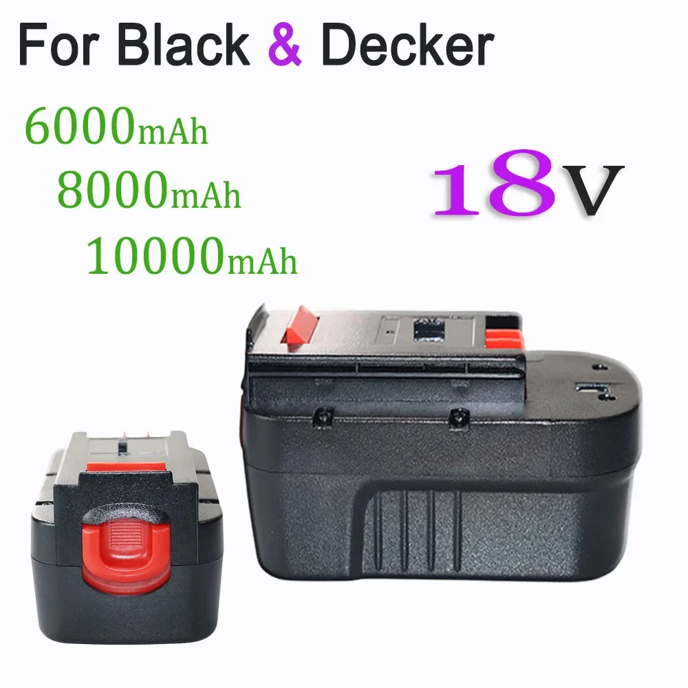 

For BLACK & DECKER LBX20 18V 6.0/8.0/10Ah Li-ion Rechargeable Battery Replacement LB20 BL2018 LBXR20 Power Tool Battery