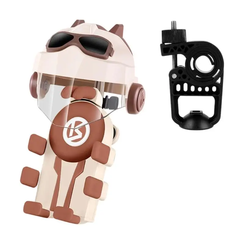 Y1UB Bike Phone Holder, Motorcycle Mount Phone Holder, Handlebar Cellphone Clamp, Scooter Phone Clip with Sunshade