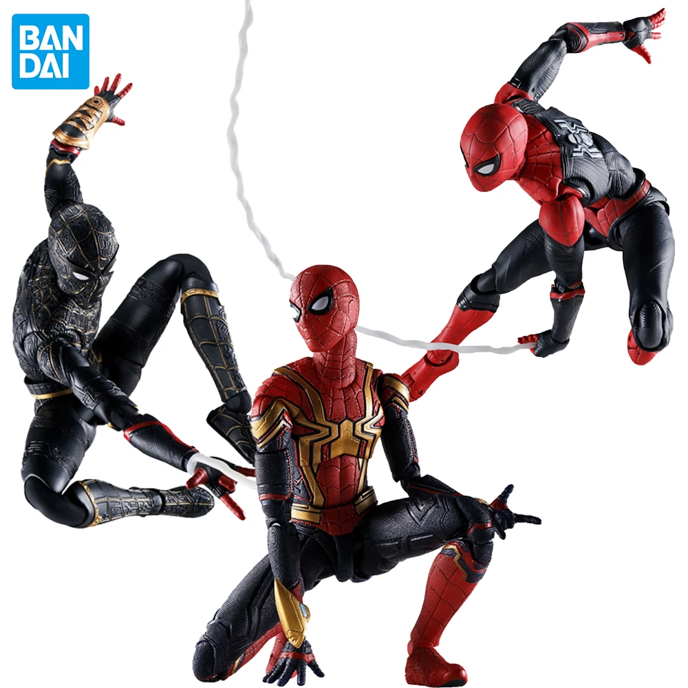 disponibile-originale-bandai-shfiguarts-spiderman-spider-man-no-way-home-tutte-le-tre-generazioni-shf-anime-figure-model-action-toys