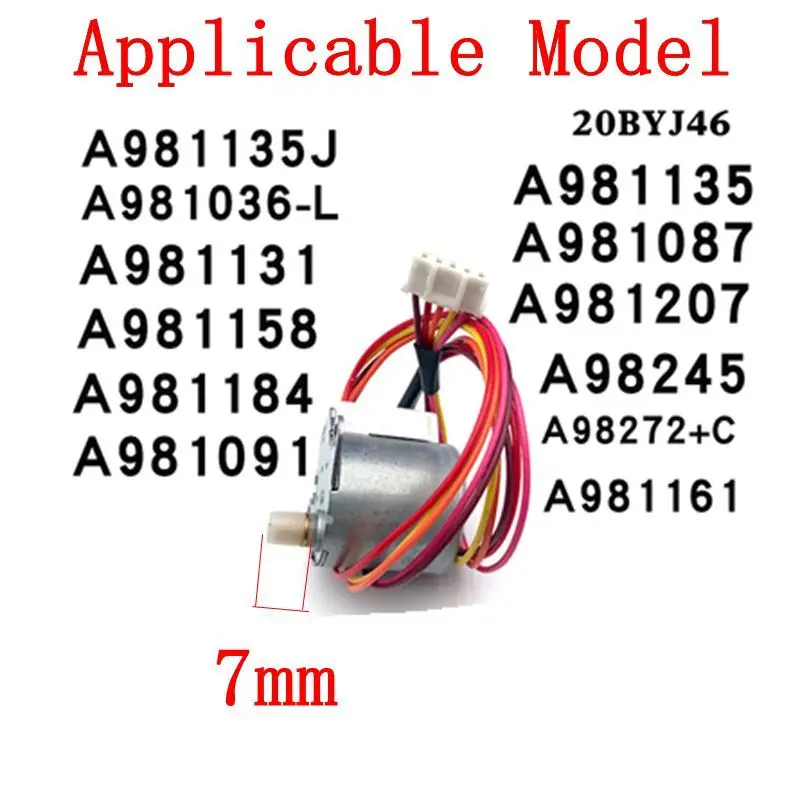 

A981135 For panasonic air conditioner stepping motor 20BYJ46 A981091 DC12V Motor blinds Parts