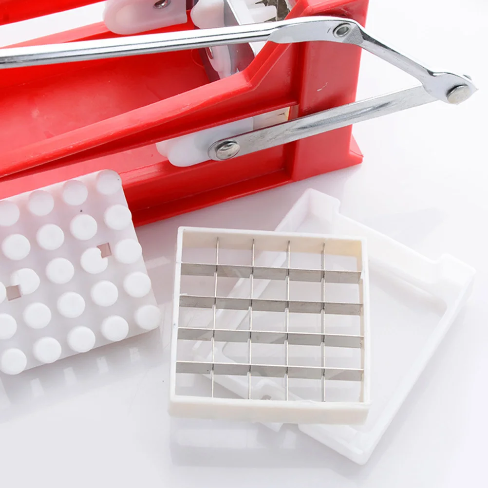 

Stainless Steel Potato Slicer for Quick Cutting Onion Carrot Tomato Lemon Ideal for Salad Toppings Stir-Fry Snacks Portable