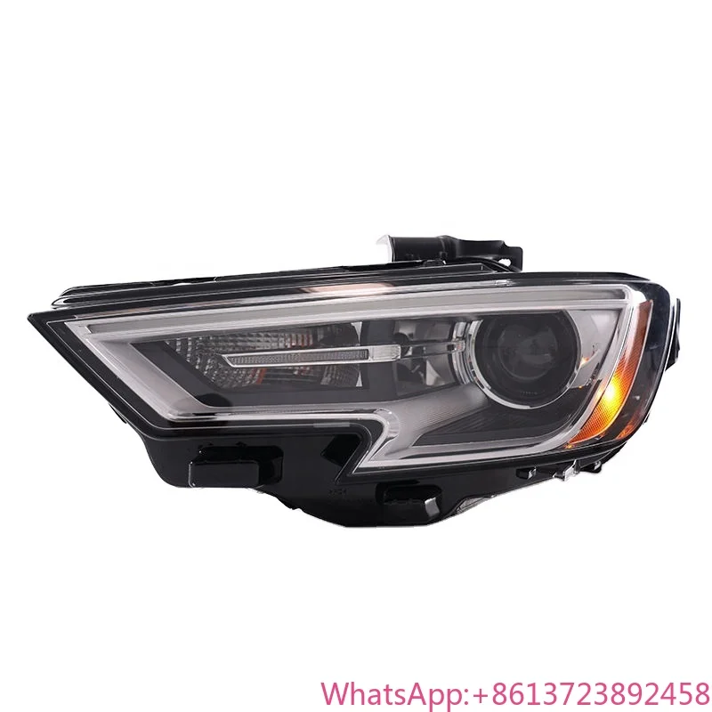 

Фары для Audi A3 2017-2020 годов выпуска, оригинальные запчасти из США, линзы HID-проекторы, светодиодные автомобильные фары.