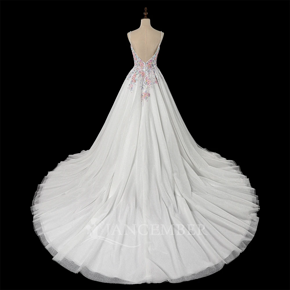 Customzied Sexy Beach A-line High Front Split Boho Sleeveless Court Train Lace Bridal Gowns vestidos de novia boda