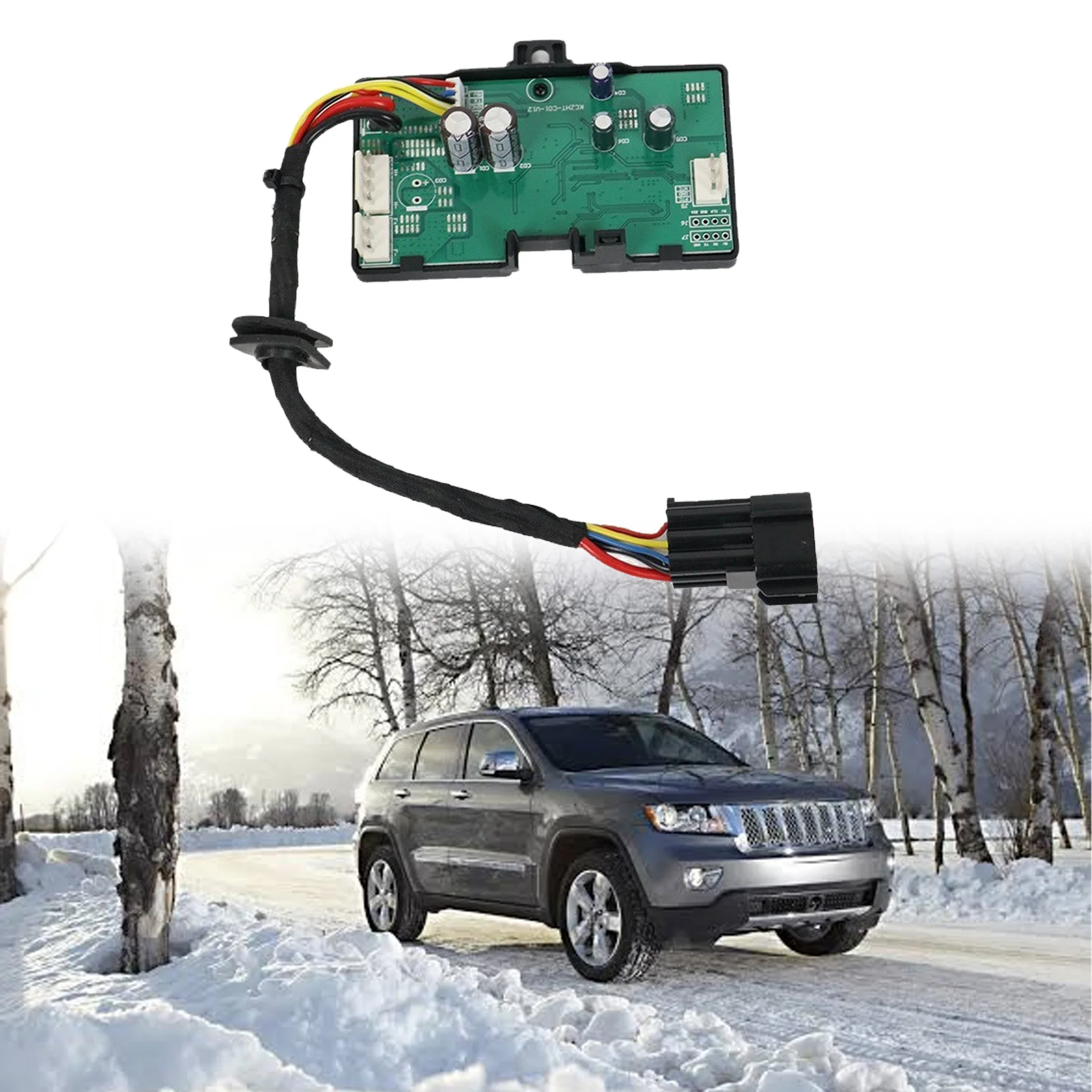 1-5KW Diesel For Parking Heater Control Board Motherboard for 12V 24V for Air Heating Systems with 7-Wire Interface and LCD