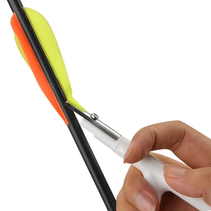 Rascador de plumas para flechas – Herramienta quita pegamento tiro con arco - imagen 3