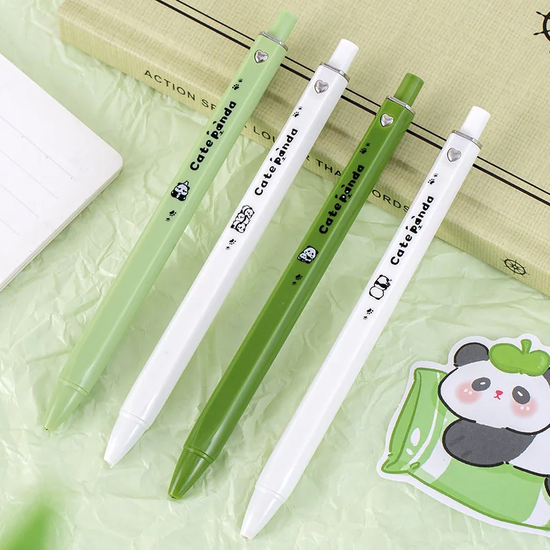 

4 pcs/lot 0.5mm Love Panda Mechanical Gel Pens For Writing School Office Supplies Gift Stationery Pen
