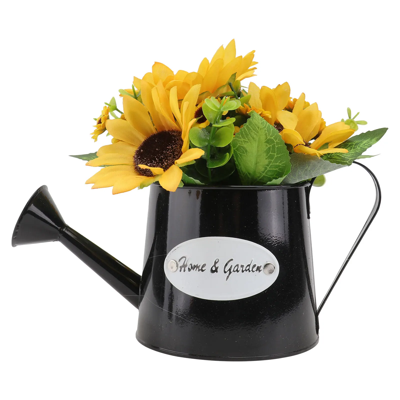 

Realistic Artificial Sunflower Bonsai Decor Lifelike Plants for Desktop Bookshelf Windowsill False Greenery Craft Plants