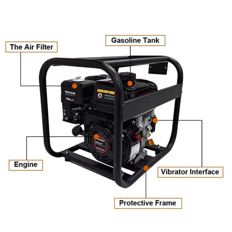 5.5hp 6.5hp Engine Concrete Vibrator