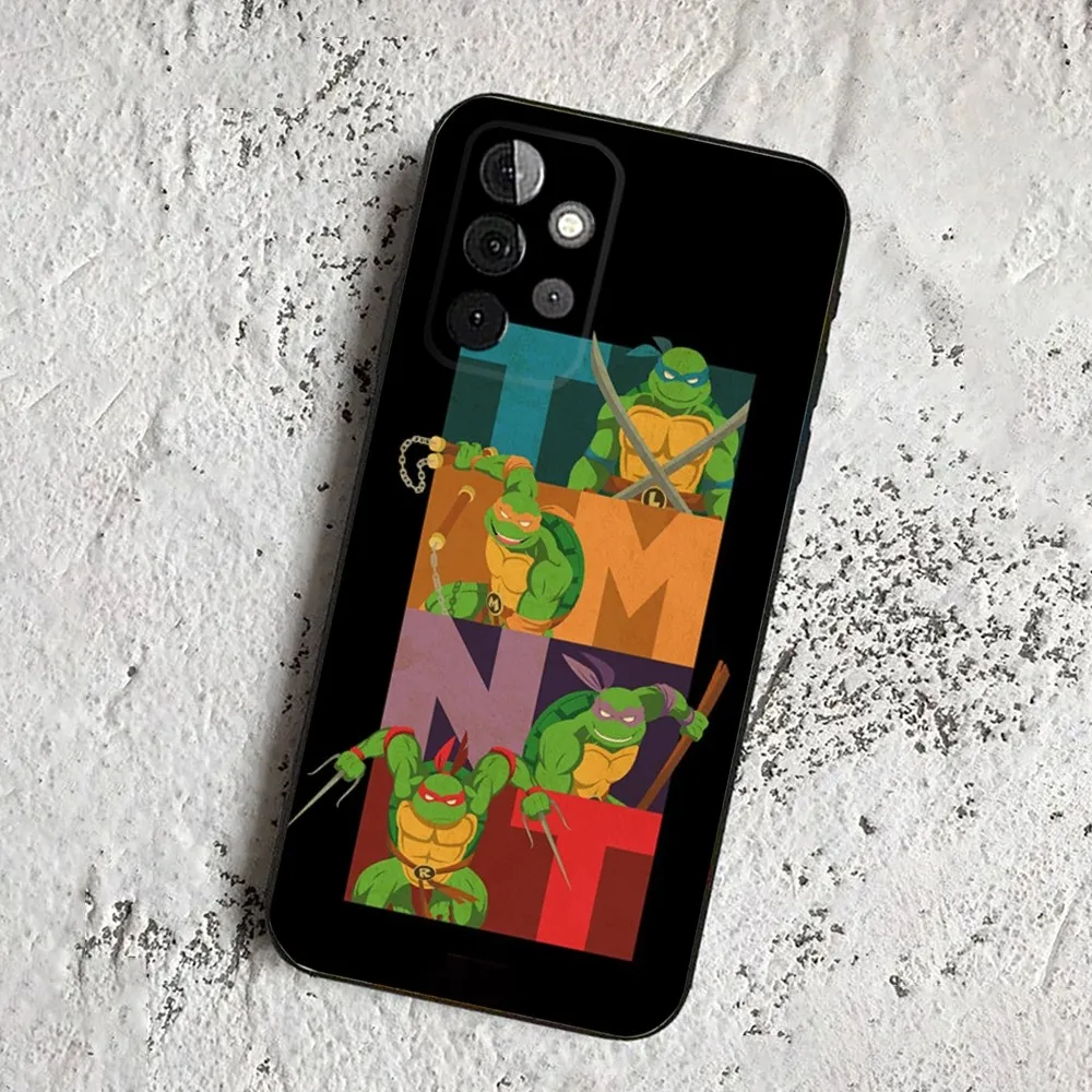 T-Teenage Mutant Ninja-S-Turtles  Phone Case For Samsung Galaxy A13,A21s,A22,A31,A32,A52,A53,A71,A80,A91 Soft Black Cover