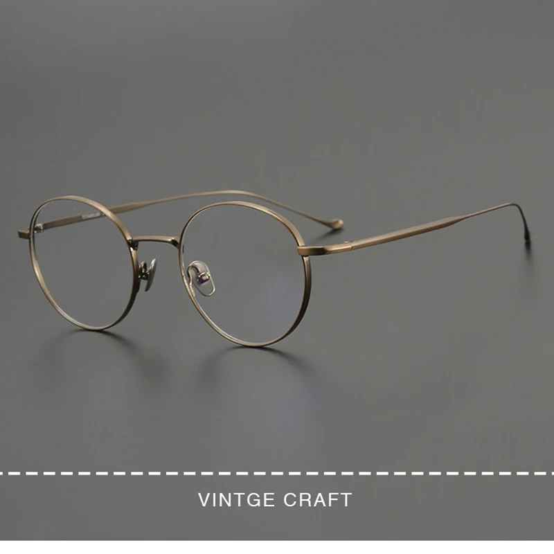 

Top Quality Titanium Optical Glasses Frame Men Women Luxury Brand Vintage Computer Prescription Eyeglasses Eyewear