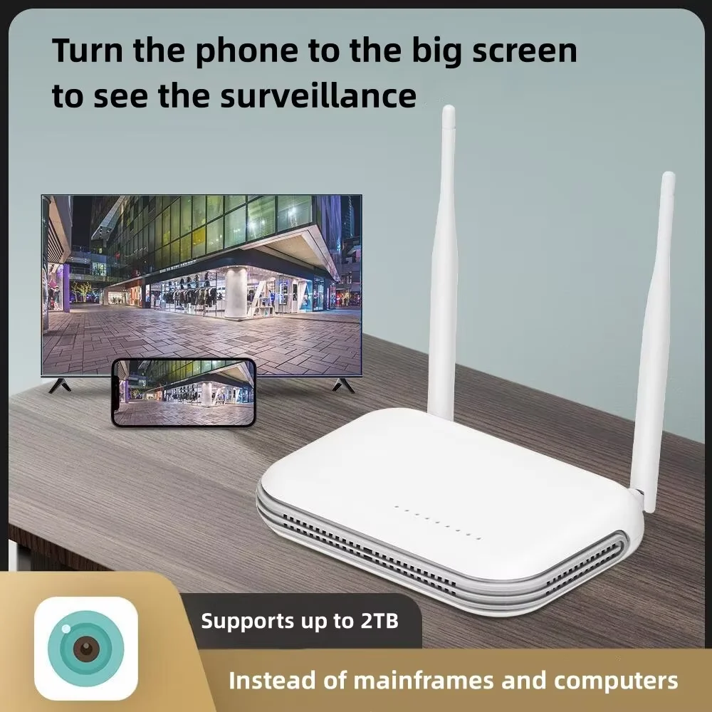 كاميرا واي فاي صغيرة NVR HD صوت واي فاي نظام أمان خارجي كشف الحركة الذكية لكاميرا IP 8CH 3MP 4CH 5MP #2