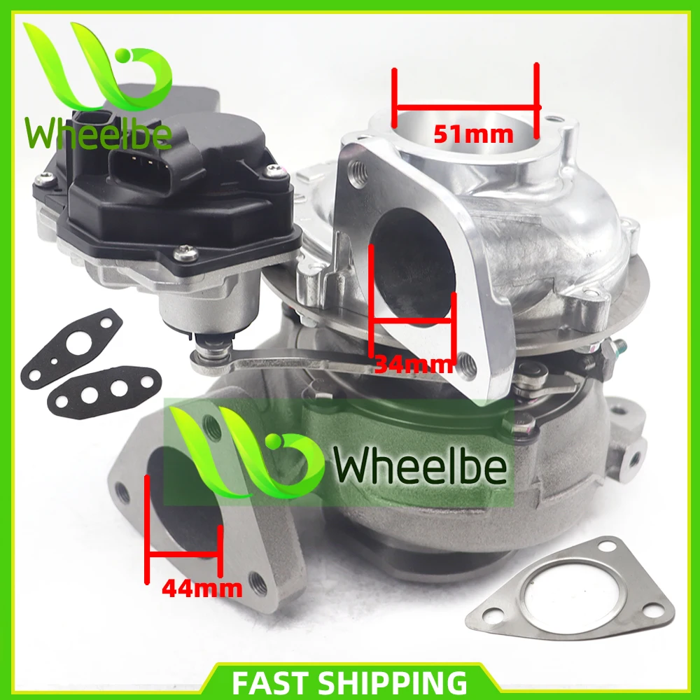 Full Turbocharger CT16V Turbine for Toyota Hilux Innova Fortuner 2.4L 2GD-FTV 2GD Engine 17201-11070 1720111070