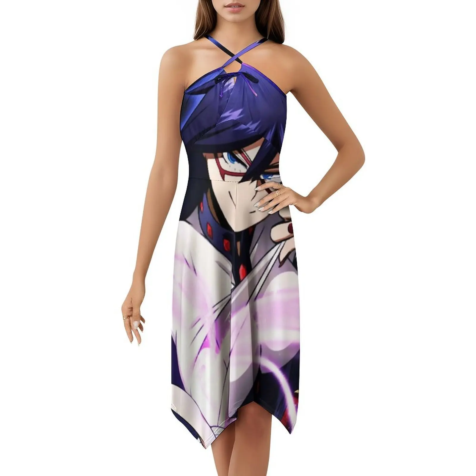 Midnight Sexy Vacation Dress For Women Beach Party Birthday Mini Dress Midnight Bnha Nemuri Kayama Mha Anime Women's Clothing #5