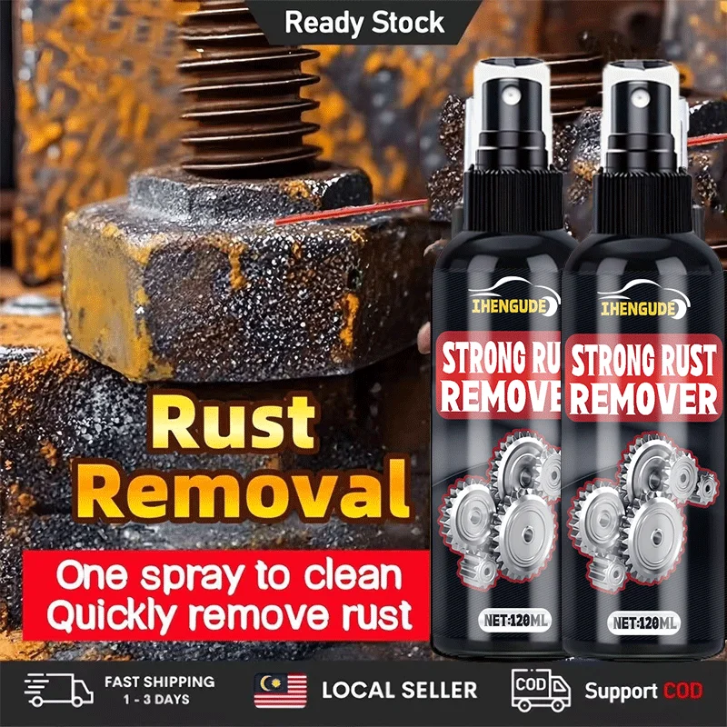 120ml Rust Remover Spray Multi-Purpose Spray car Maintenance Super Heavy Duty Anti Rust Dpray For Metal Rust Rust-proof lubricat