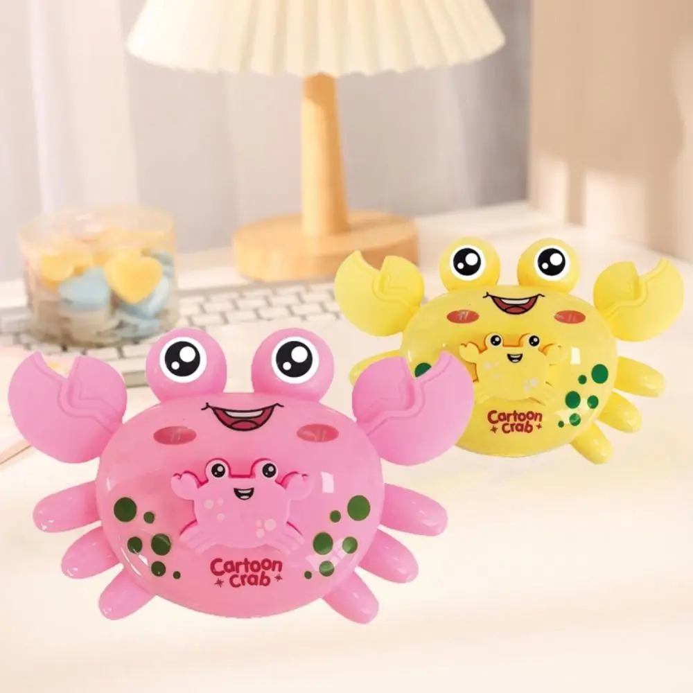 Modèle de voiture presse ramper horloge jouets liquidation tirer vers l'arrière crabe jouets dessin animé nouveauté ramper crabe bébé