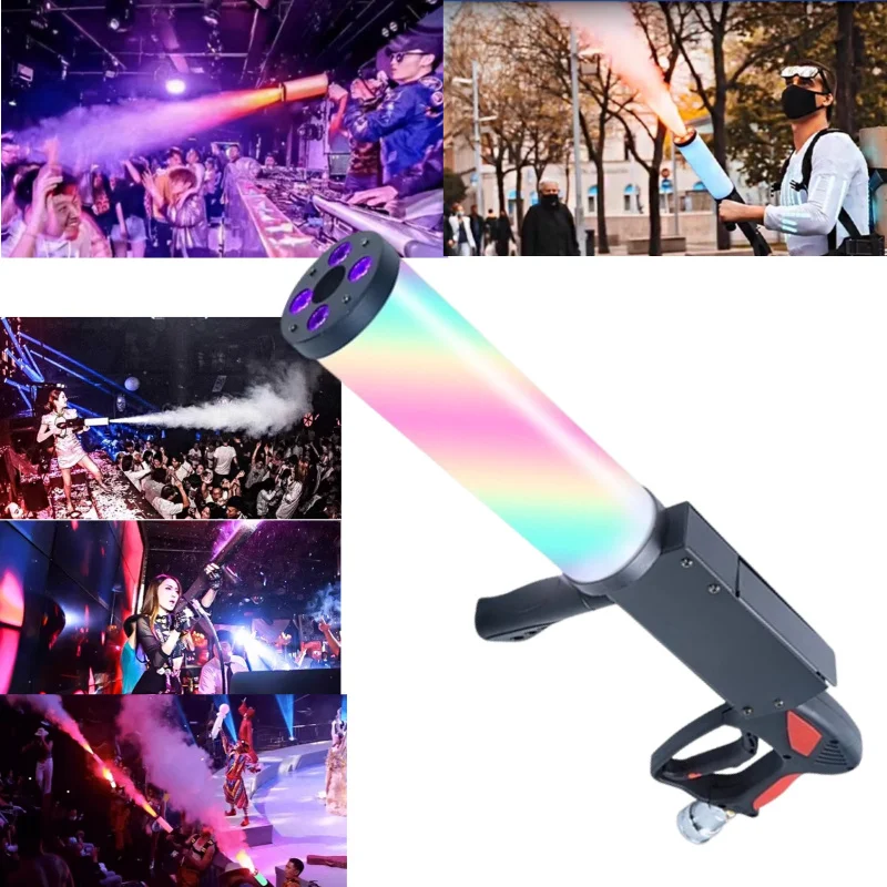 Smoke Machine Carbon Dioxide Jet Gun Carbon Dioxide Jet Machine Stage Effect for Nightclub Wedding Party DJ Disco Performance