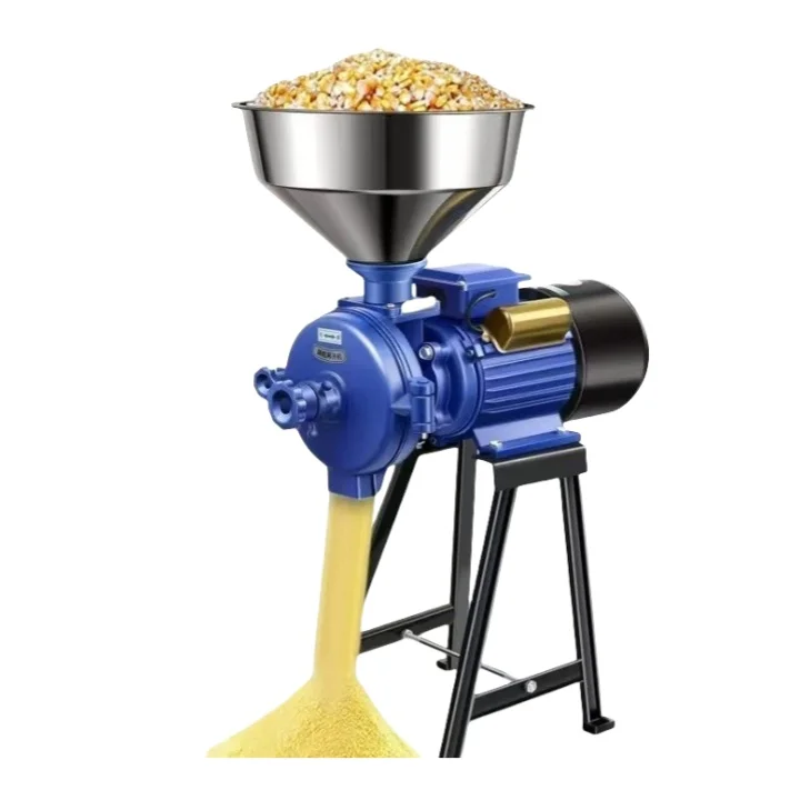 Commercial Small Electric Wet & Dry Grain Grinder Home Flour Mill Machine with Competitive Price for Rice Cone Mill