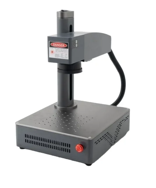 20W Desktop Portable Mini Fiber  Marking Machine for Metal and Non-metal Material Small  Engraving Machine
