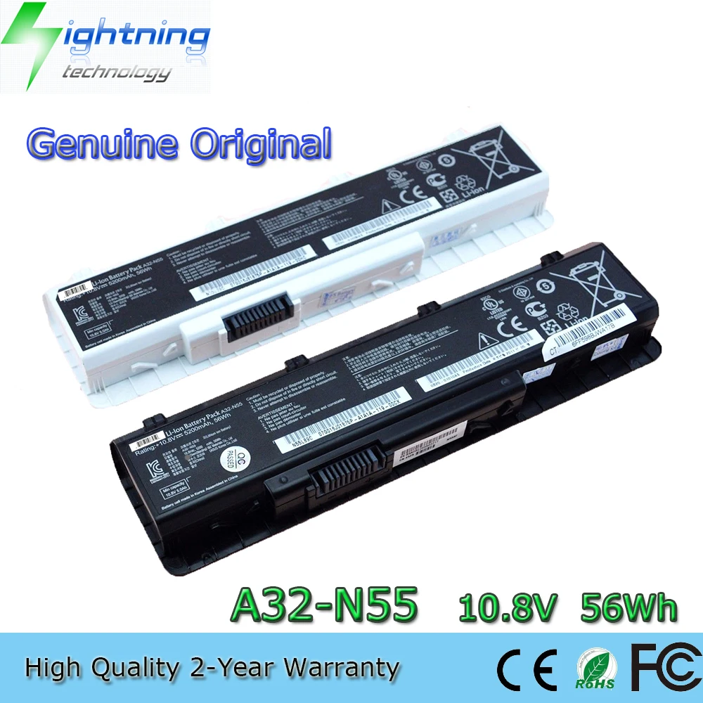 New  Original A32-N55 10.8V 5200mAh Laptop Battery for Asus N45 N45SF N55E N75S N45E N45SJ N55S N75SF N45F